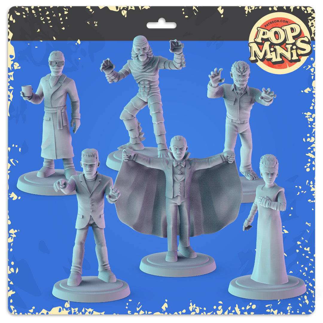 Classic Movie Monsters Pop Minis