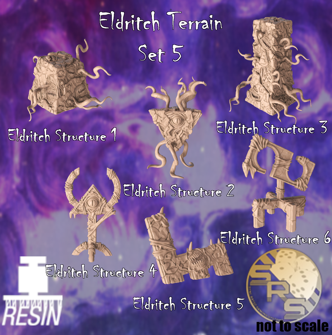 Eldritch Terrain Spikes Set 5