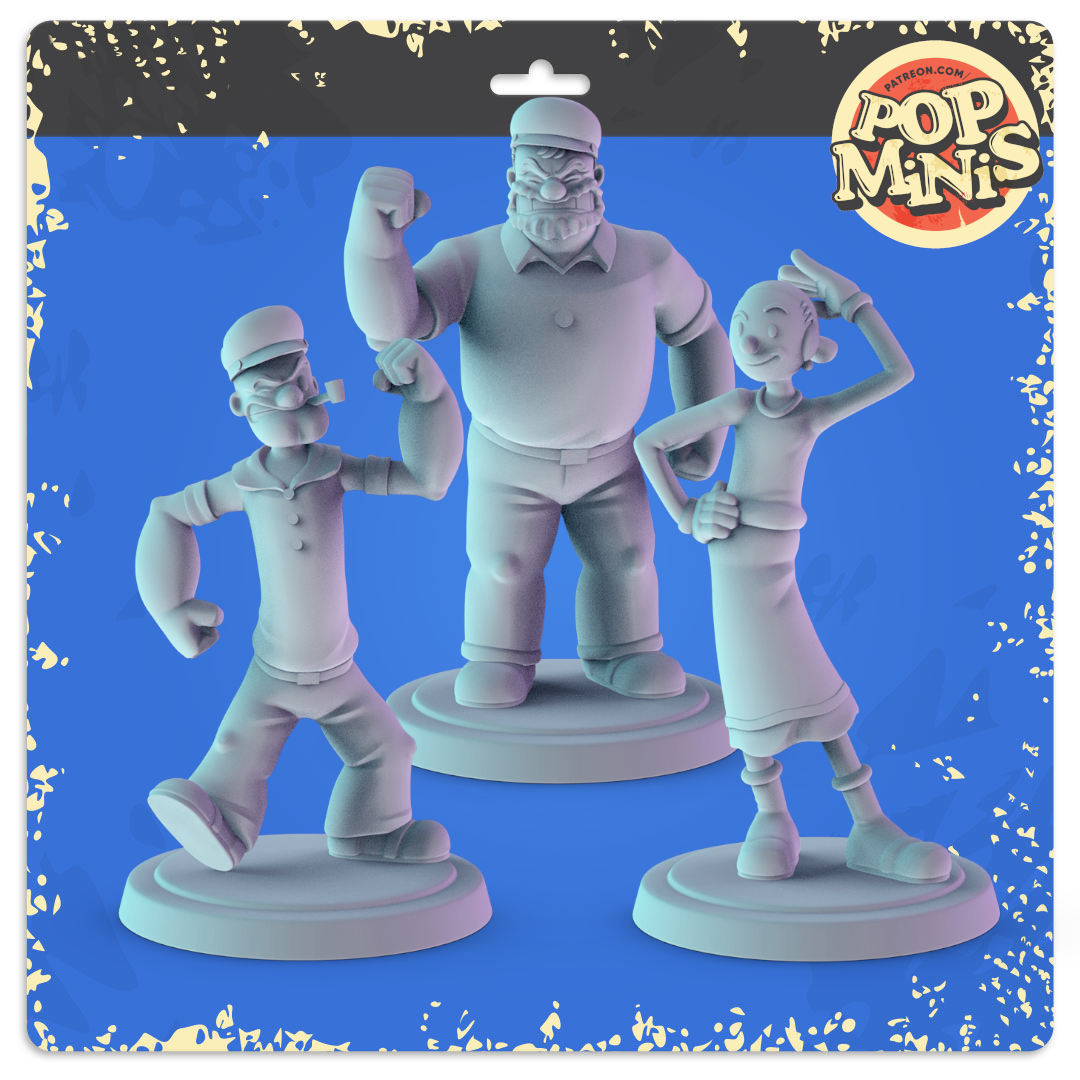 Classic Cartoon Chars Pop Minis – Ravens Roost Hobbies