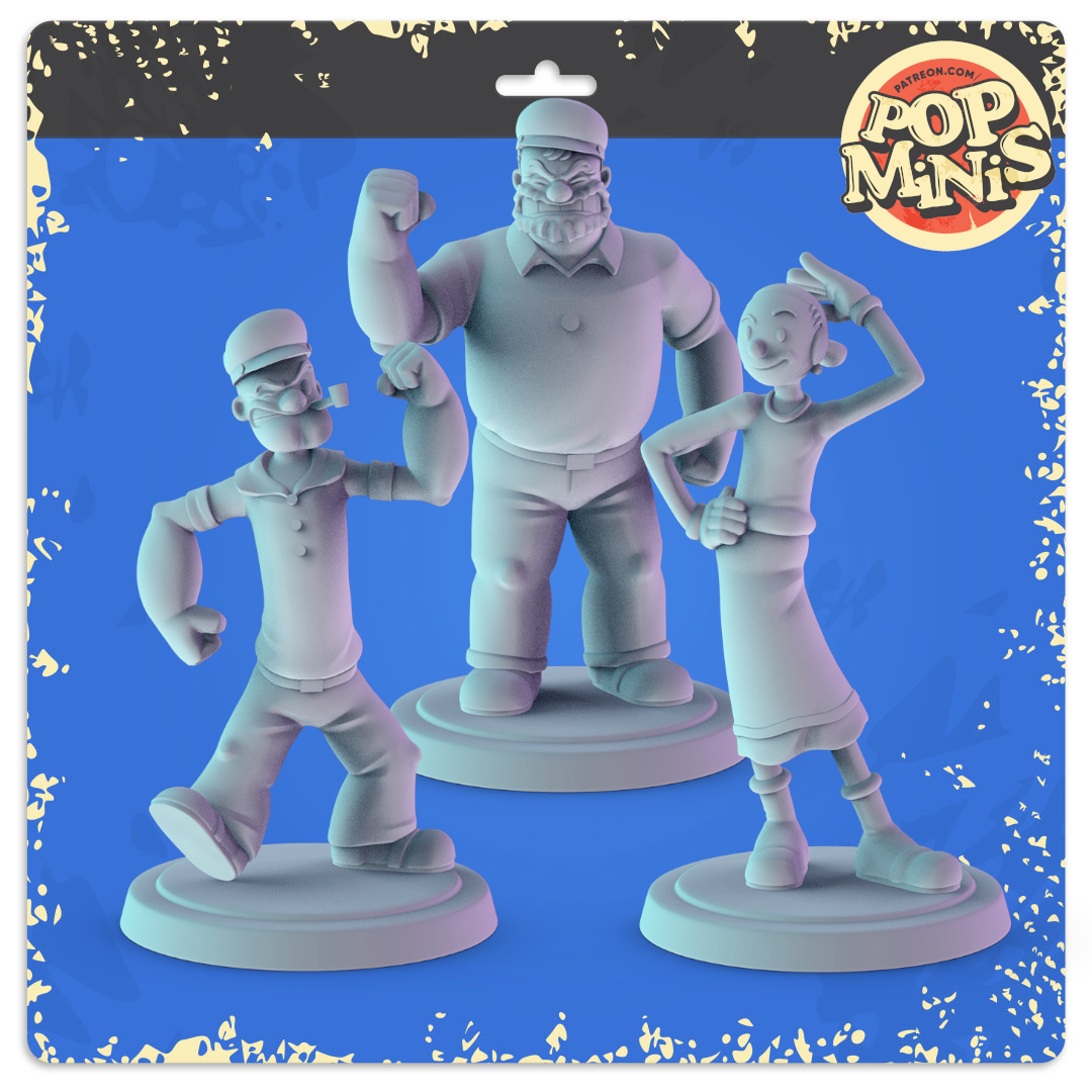 Classic Cartoon Chars Pop Minis