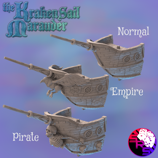 The Kraken Sail Marauder – Epic Triple-Masted Sailing Ship by Sync Ratio Systems