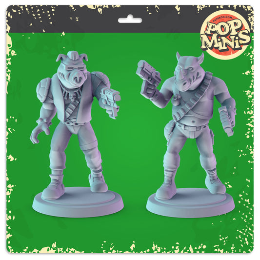 TMNT Bad Guys Pop Minis