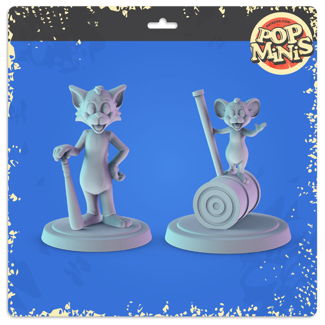 Classic Cartoon Chars Pop Minis