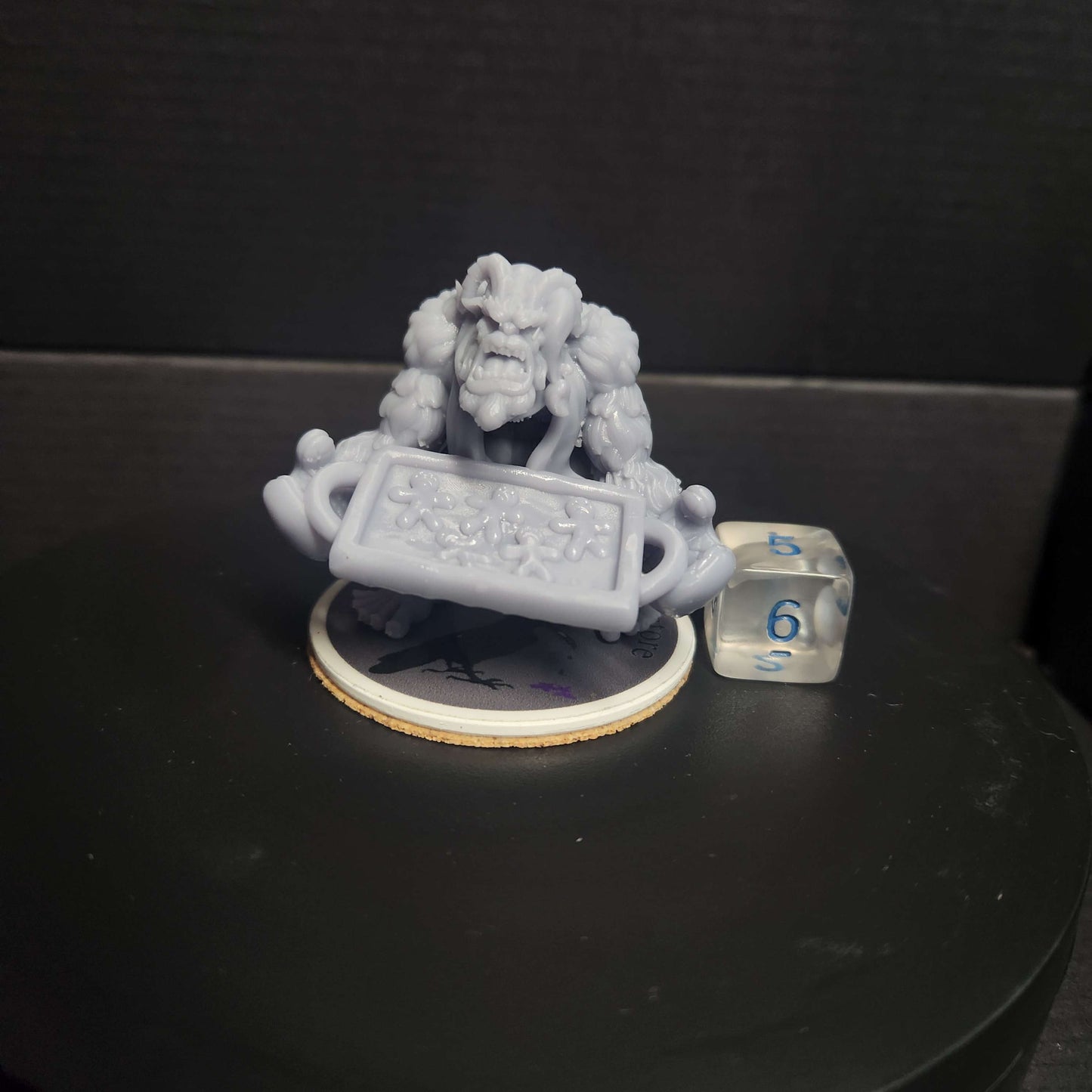 Christmas Themed Miniatures Set: Yeti Family, Tree, Presents, and Baubles