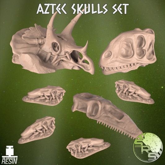 Aztec Lizzard Skull Scatter Terrain Sets